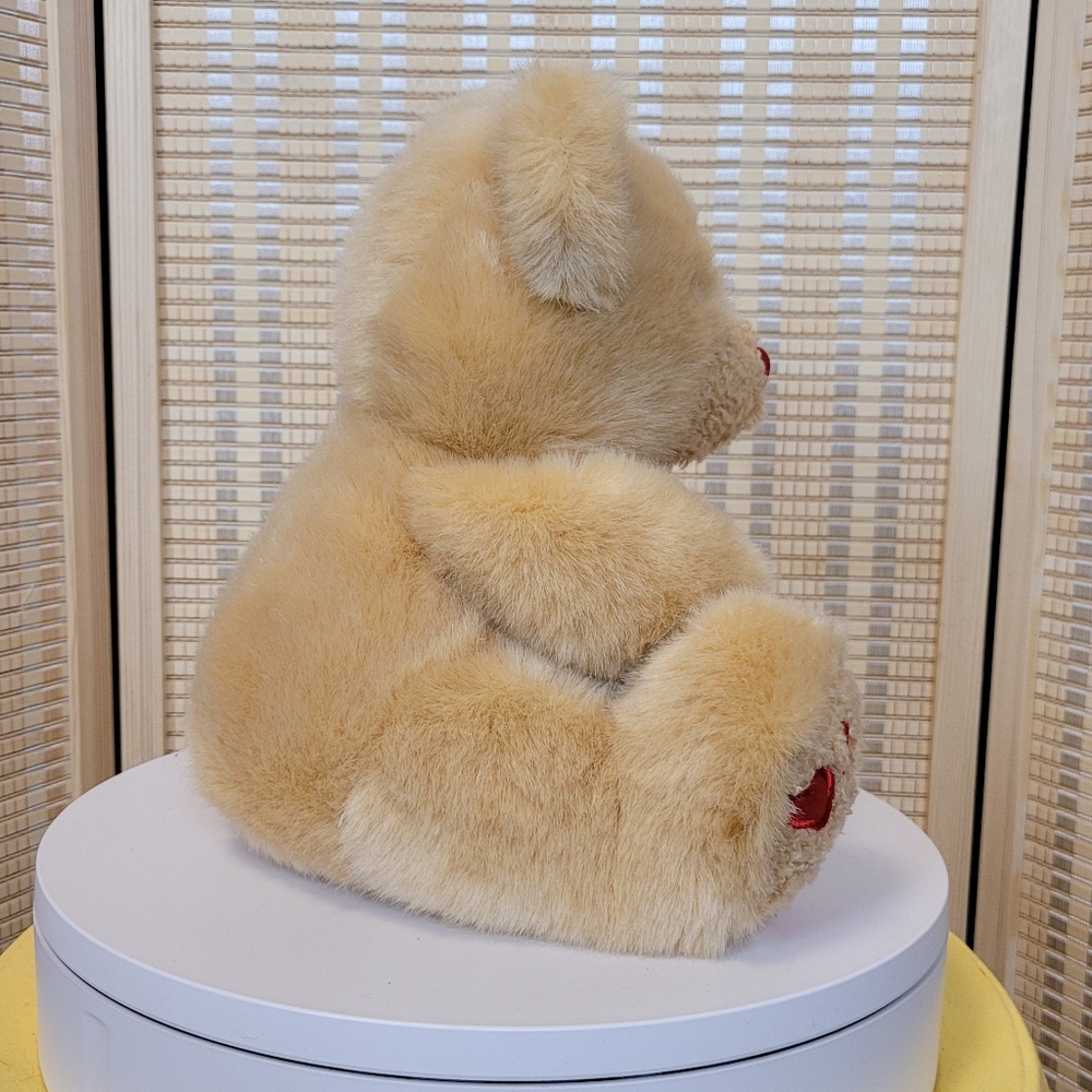 Vintage Valentine's Plush bear - Picture 4 of 11